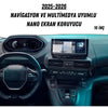 Peugeot Partner 2025-2026 Navigasyon ve Multimedya Uyumlu Nano Ekran Koruyucu