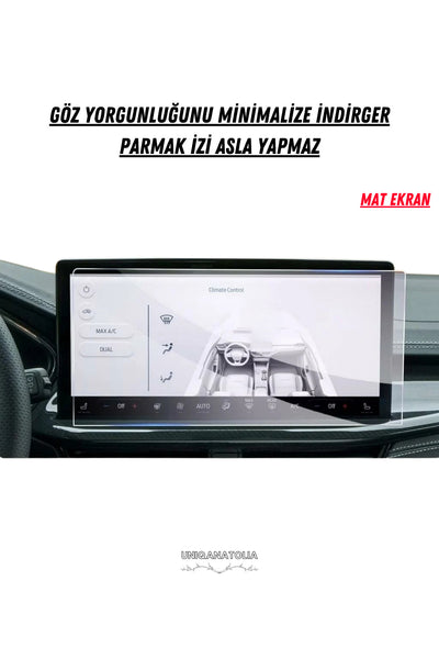 Ford Focus 2023-2024 Navigasyon ve Multimedya Uyumlu Mat Ekran Koruyucu