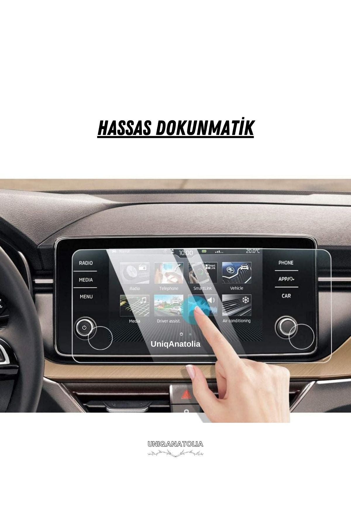 Skoda Scala 2022-2023 Navigasyon Ve Multimedya Nano Ekran Koruyucu