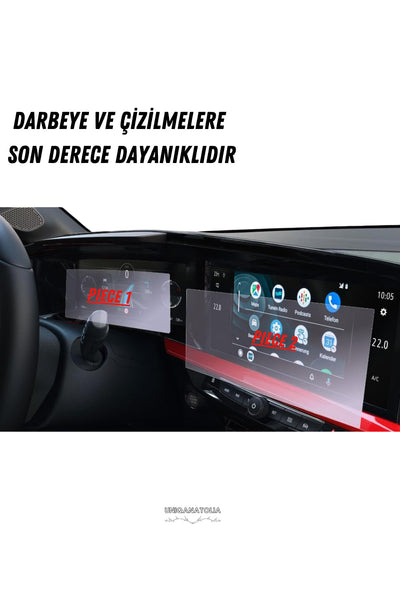 Opel Mokka 2025 Hayalet Gösterge ve Multimedya Uyumlu Set Nano Ekran Koruyucu