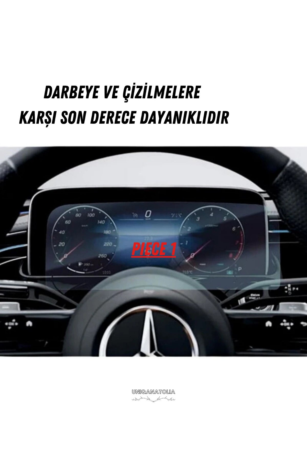 Mercedes E180 2026 Hayalet Gösterge ve Multimedya Uyumlu Set Nano Ekran Koruyucu
