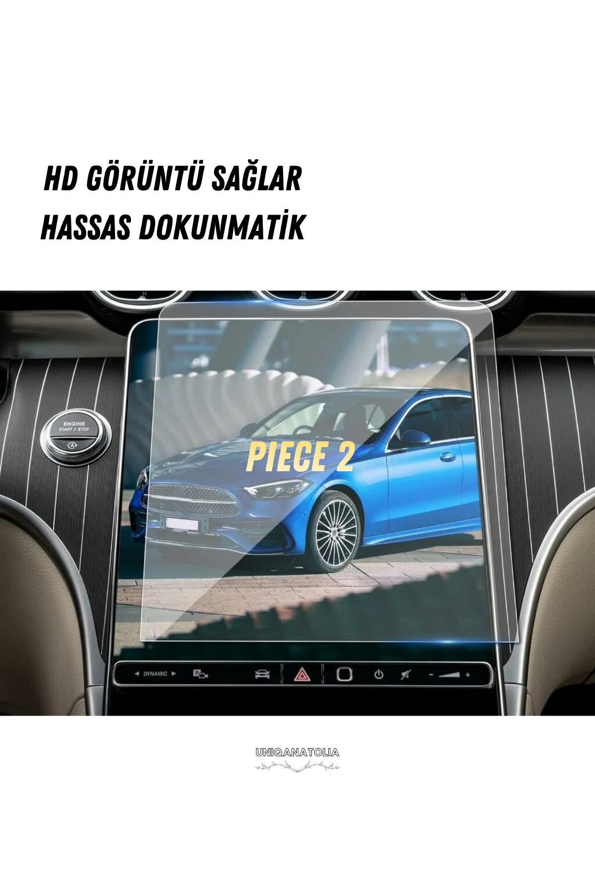 Mercedes C200 2026 Hayalet Ekran Ve Multimedya Uyumlu Set Nano Ekran Koruyucu