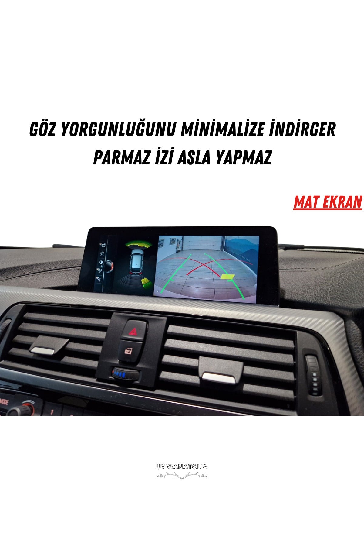 BMW F30 NBT Ekran Uyumlu Mat Ekran Koruyucu