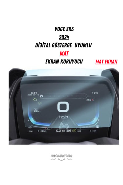 Voge Sr1 Tuşlu 2024 Dijital Gösterge Uyumlu Nano Ekran Koruyucu