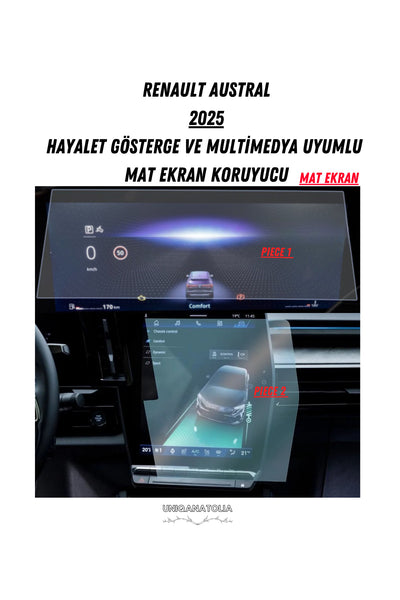 Renault Austral 2025 Hayalet Gösterge Uyumlu Nano Ekran Koruyucu