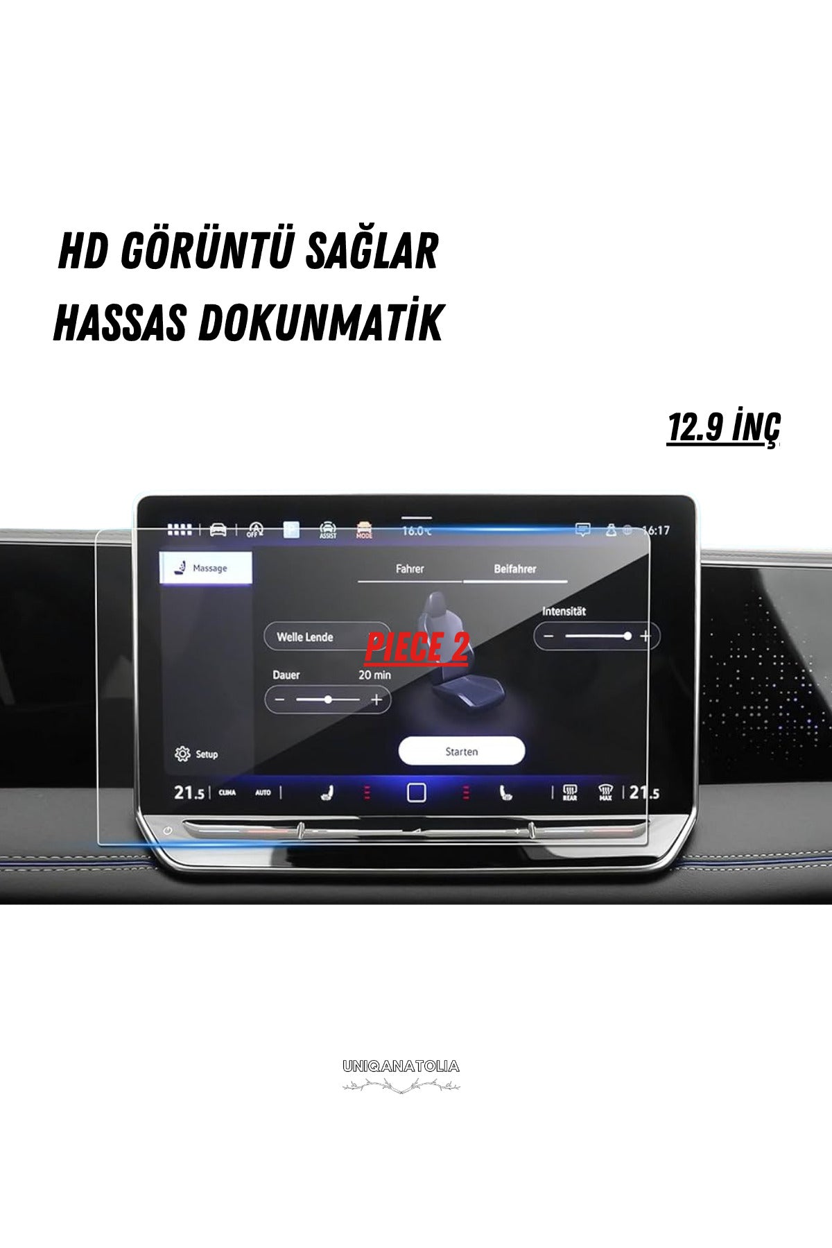 Volkswagen Tayron 2024 Hayalet Gösterge Ve Multimedya Uyumlu Set Nano Ekran Koruyucu