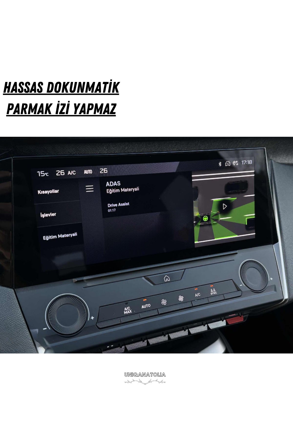 Peugeot 308 Puretech 2024 Navigasyon ve Multimedya Uyumlu Nano Ekran Koruyucu