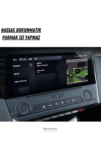 Peugeot 308 Puretech 2024 Navigasyon ve Multimedya Uyumlu Nano Ekran Koruyucu