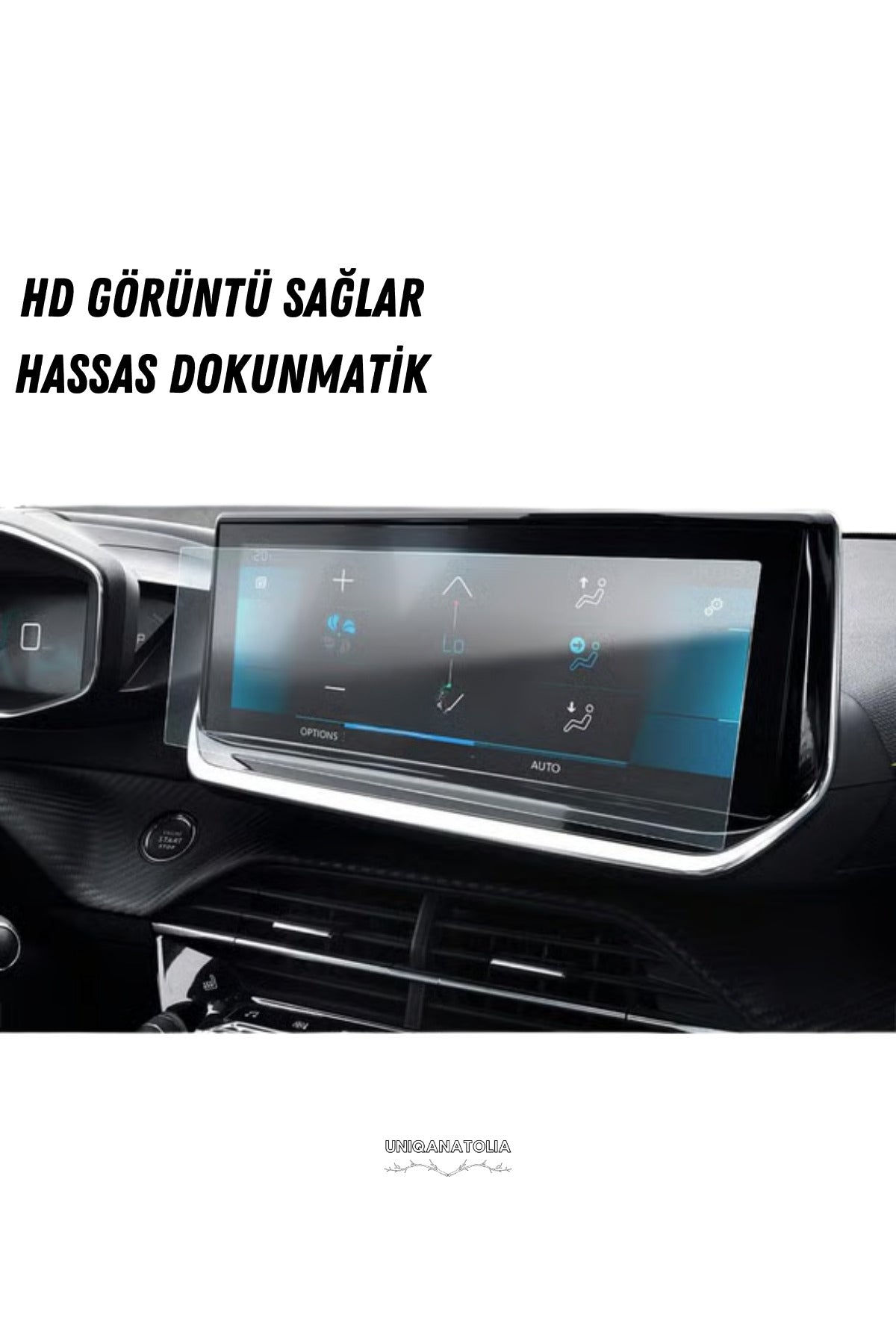 Peugeot 2008 Navigasyon ve Multimedya Uyumlu 2025 Nano Ekran Koruyucu