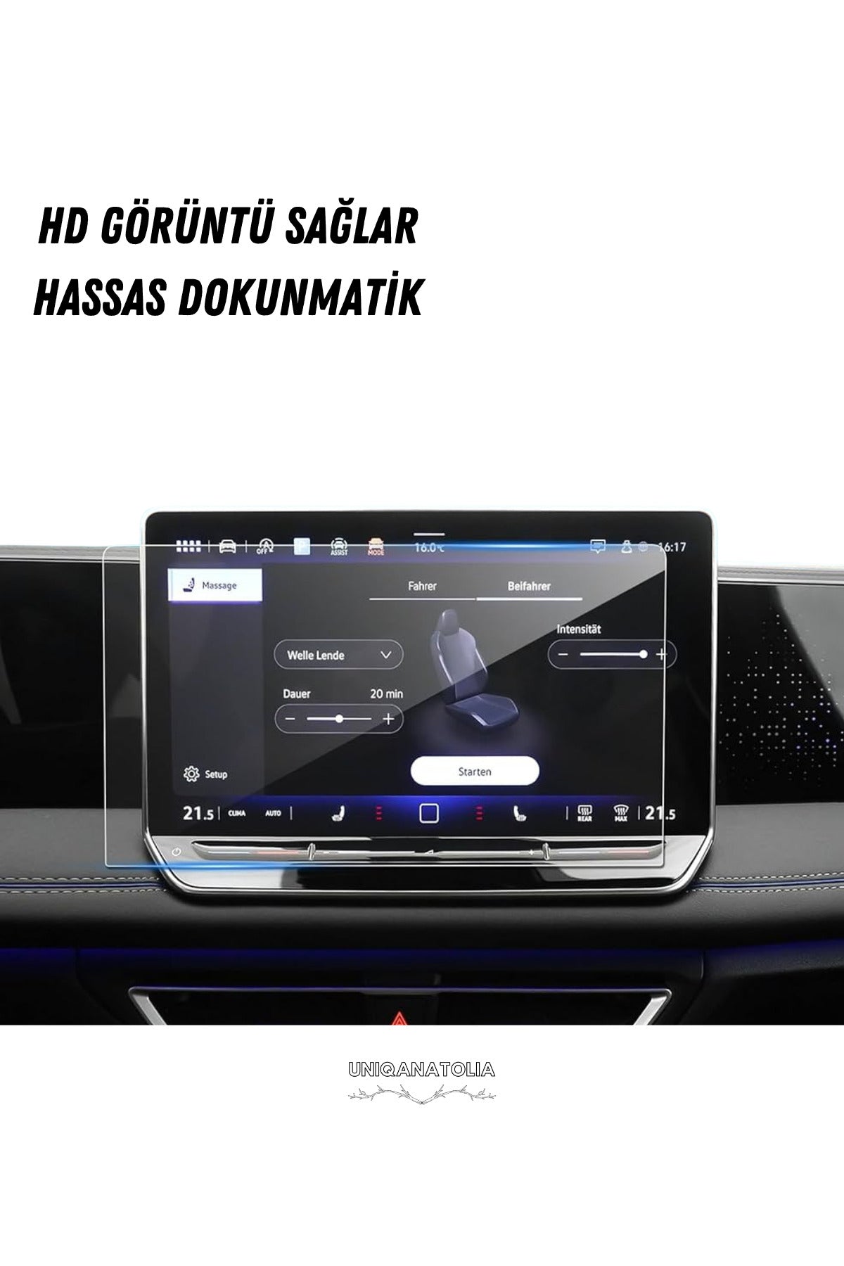 Volkswagen Golf 8.5 2024 Navigasyon Ve Multimedya Uyumlu Nano Ekran Koruyucu