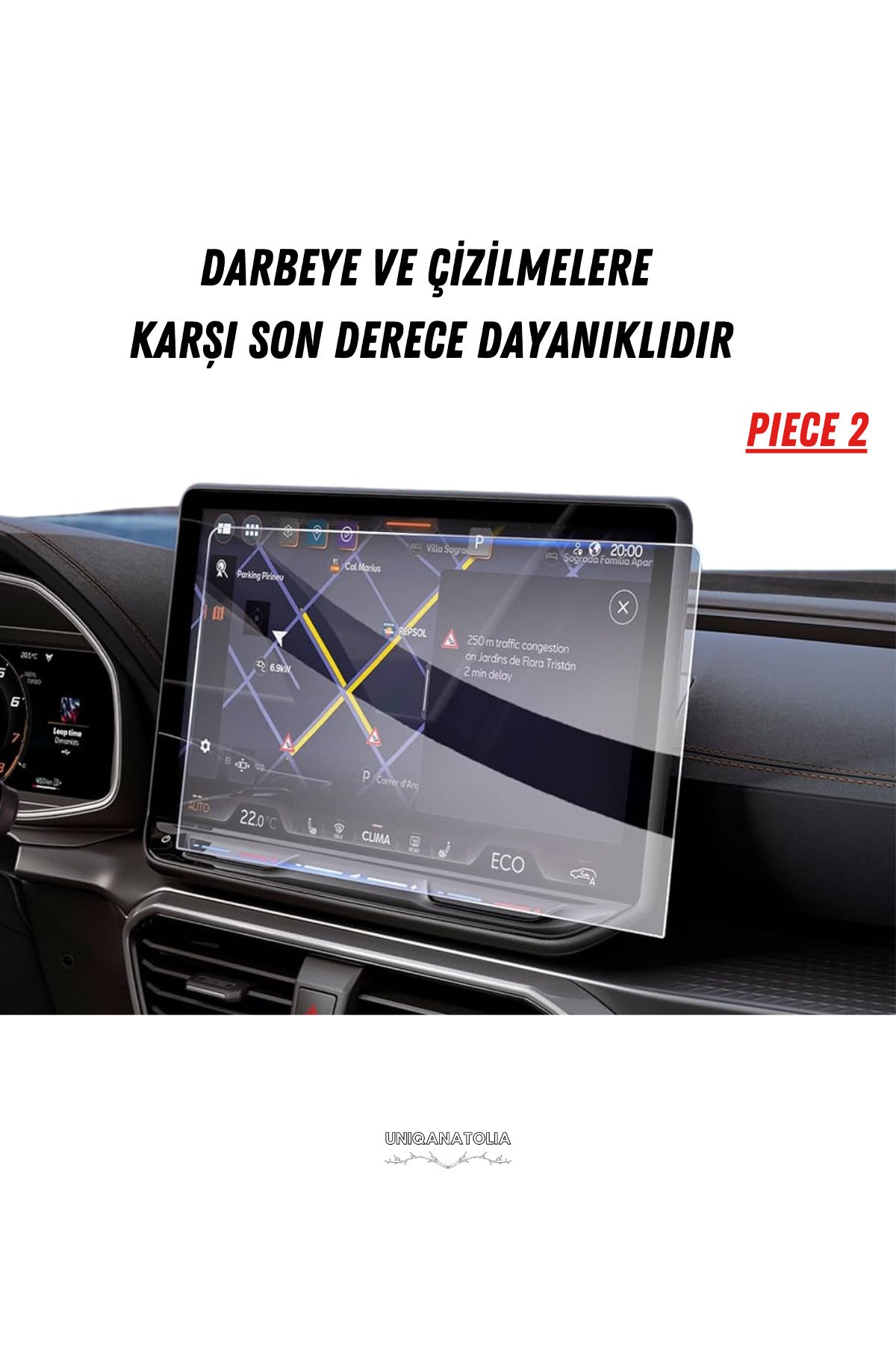 Cupra Formentor 2025 Hayalet Gösterge ve Multimedya Uyumlu Nano Ekran Koruyucu