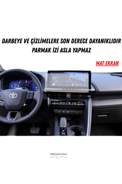 Toyota CHR 2026 Navigasyon ve Multimedya Uyumlu Mat Ekran Koruyucu