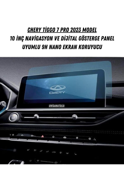 Chery Tiggo 7 Pro 2023 Navigasyon ve Multimedya Uyumlu Nano Ekran Koruyucu