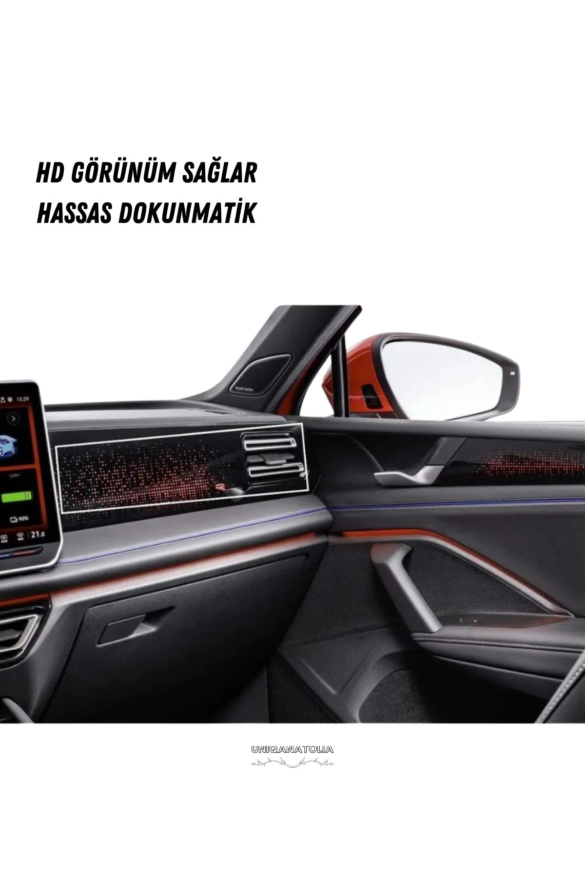 Yeni Passat Variant 2024 Sağ Taraf Klima Konsol Uyumlu Nano Ekaran Koruyucu