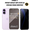 iPhone 17 Anti-Static 3D Prıvacy Hayalet Toz Tutmayan Kırılmaz Ekran Koruyucu