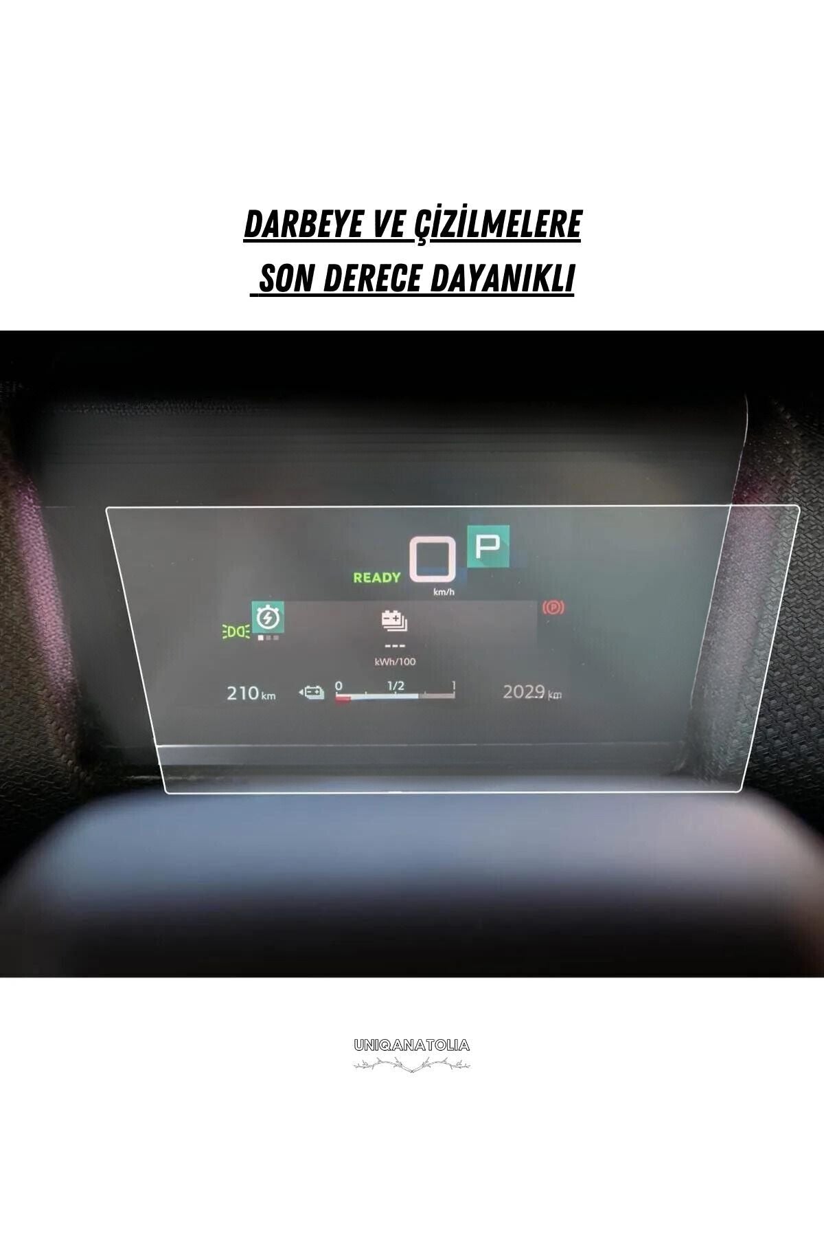 Citroen C4x 10 İnç 2021 2022 2023 Dijital Hayalet Gösterge Uyumlu Nano Ekran Koruyucu