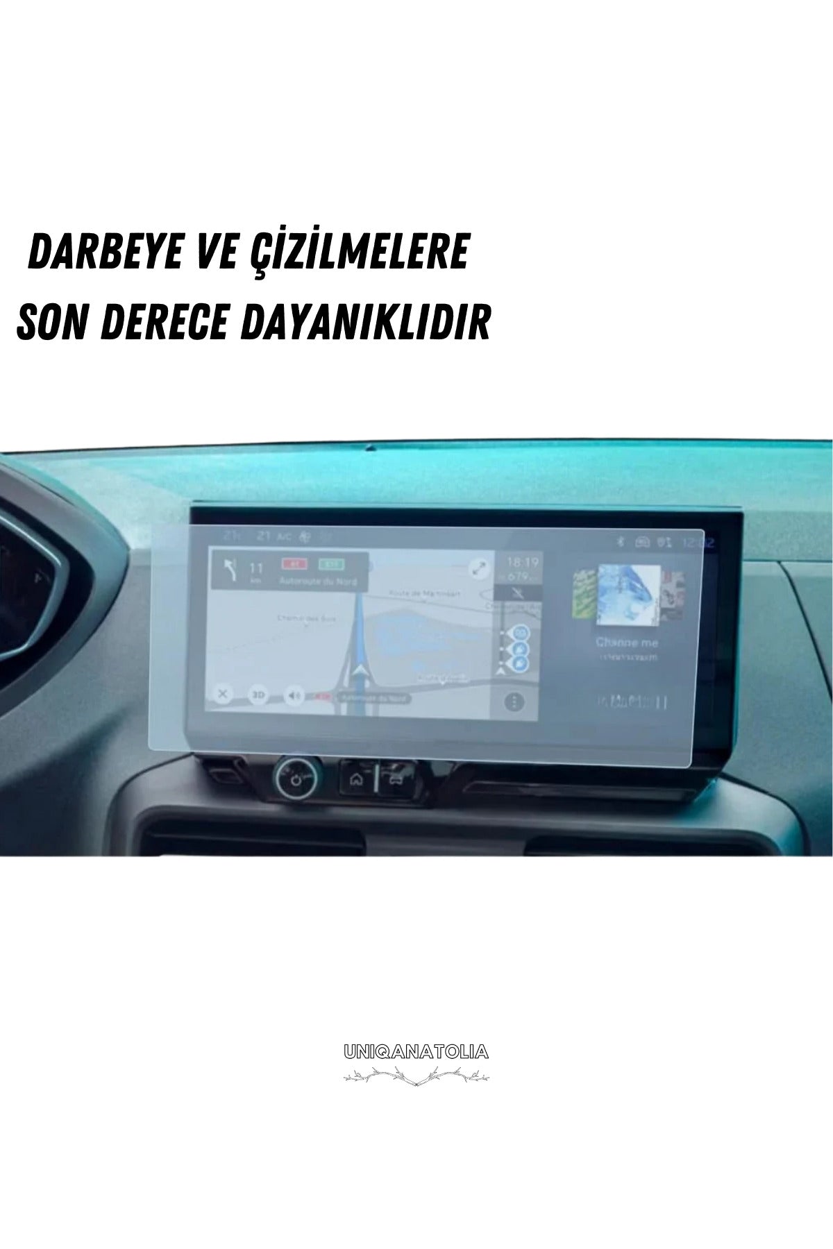 Citroen Berlingo 2024-2025 Navigasyon Ve Multimedya Nano Ekran Koruyucu