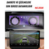 Skoda Kodiaq 2025-2026 Hayalet Ekran ve Multimedya Uyumlu Set Mat Ekran Koruyucu