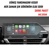 Citroen C4x Shine Paket Uyumlu Hayalet Ekran Ve Multimedya Mat Ekran Koruyucu