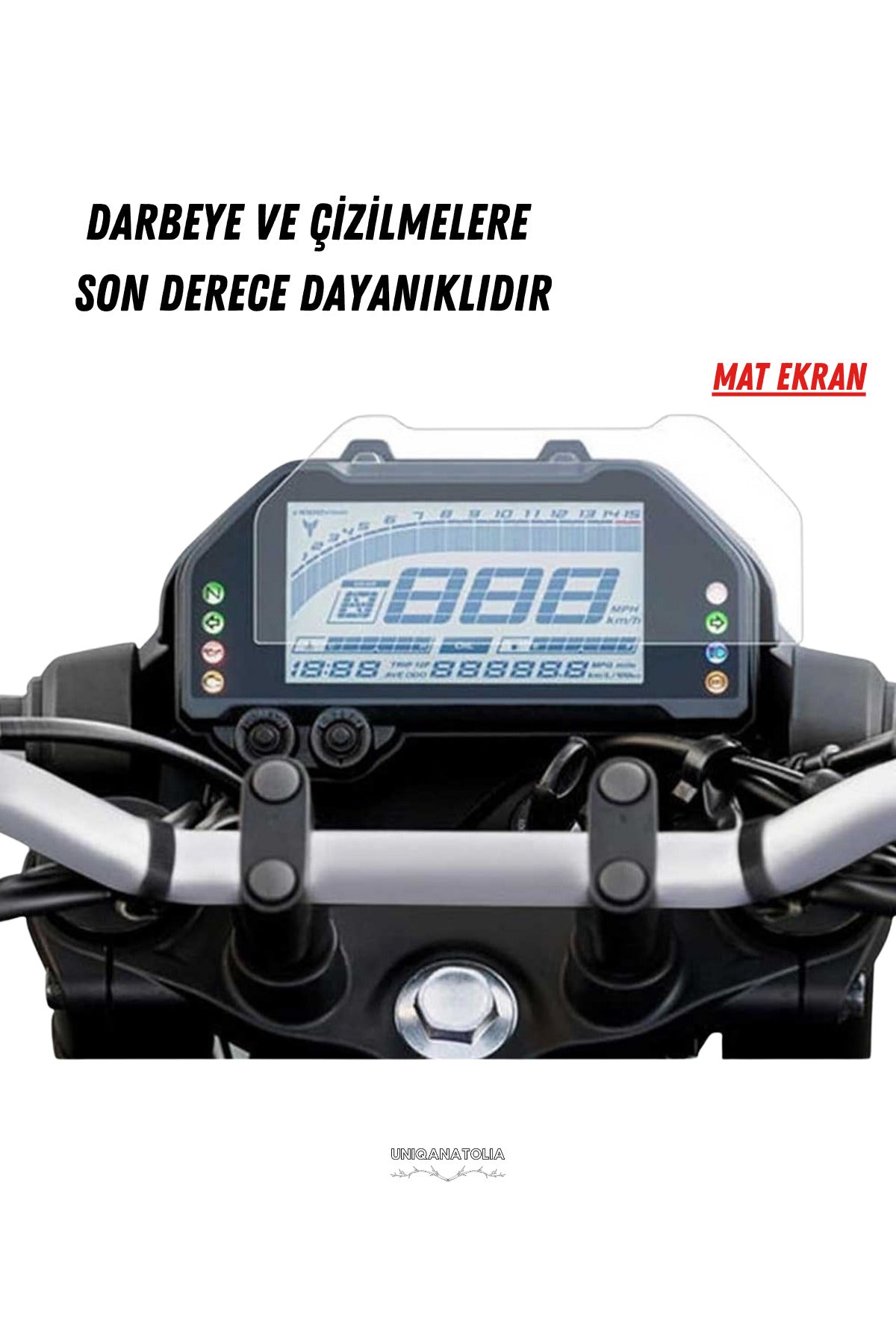 Yamaha MT-25 2019-2026 Dijital Gösterge Mat Ekran Koruyucu