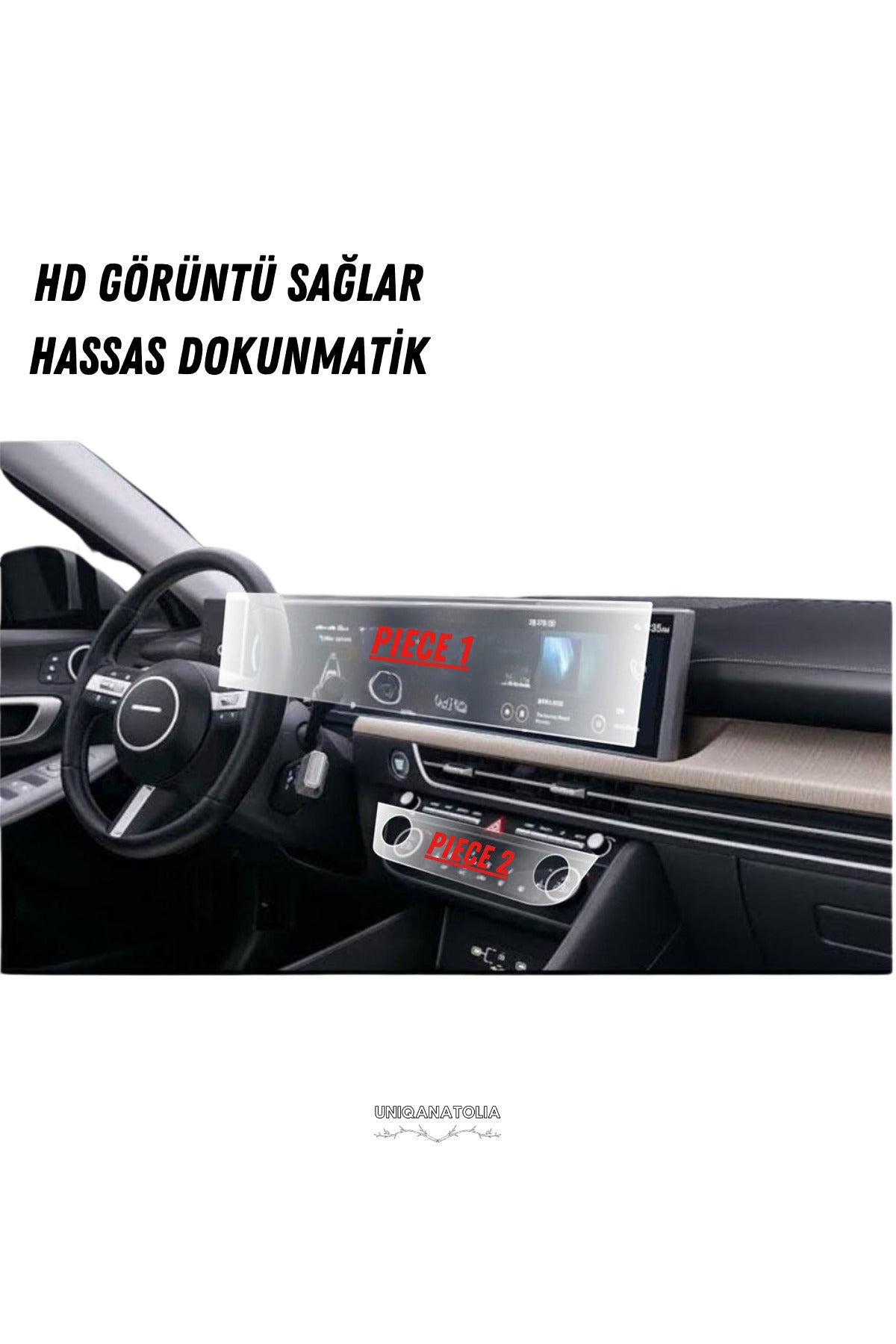Hyundai Tucson 2026 Hayalet ve Bilgi Ekran Uyumlu Set Nano Ekran Koruyucu