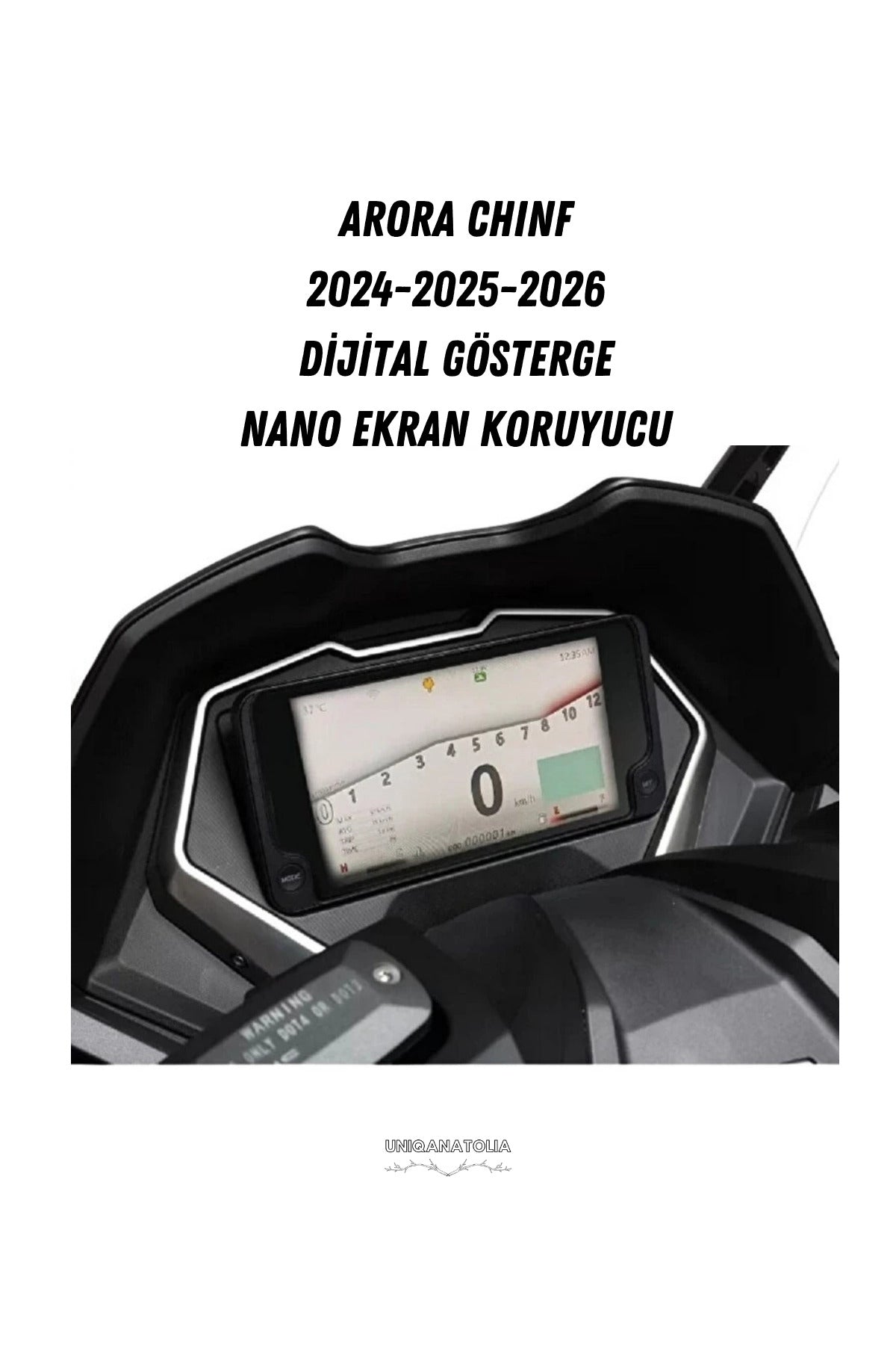 Arora Chinf 2024-2025-2026 Dijital Gösterge Uyumlu Nano Ekran Koruyucu