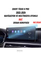 Chery Tiggo 8 Pro 2023-2024 Navigasyon ve Multimedya Uyumlu Mat Ekran Koruyucu