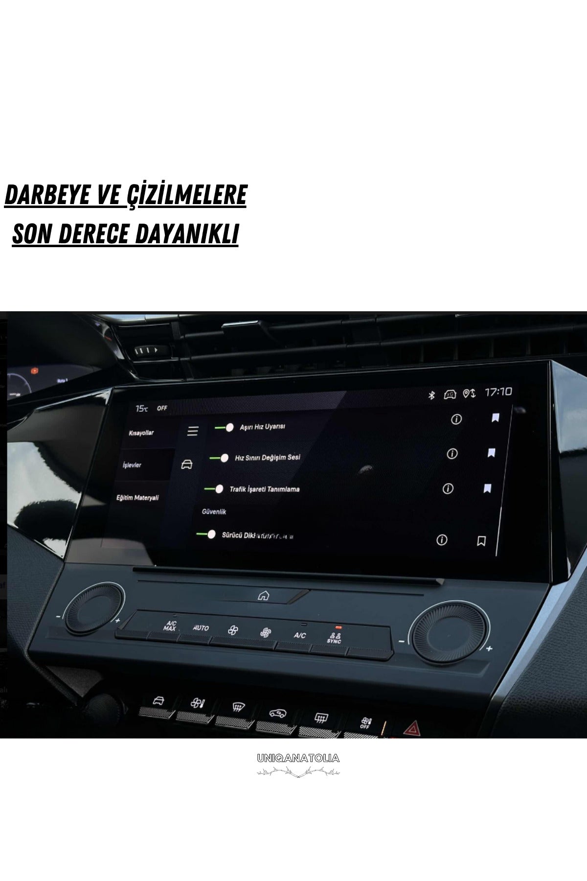 Peugeot 308 Puretech 2024 Navigasyon ve Multimedya Uyumlu Nano Ekran Koruyucu