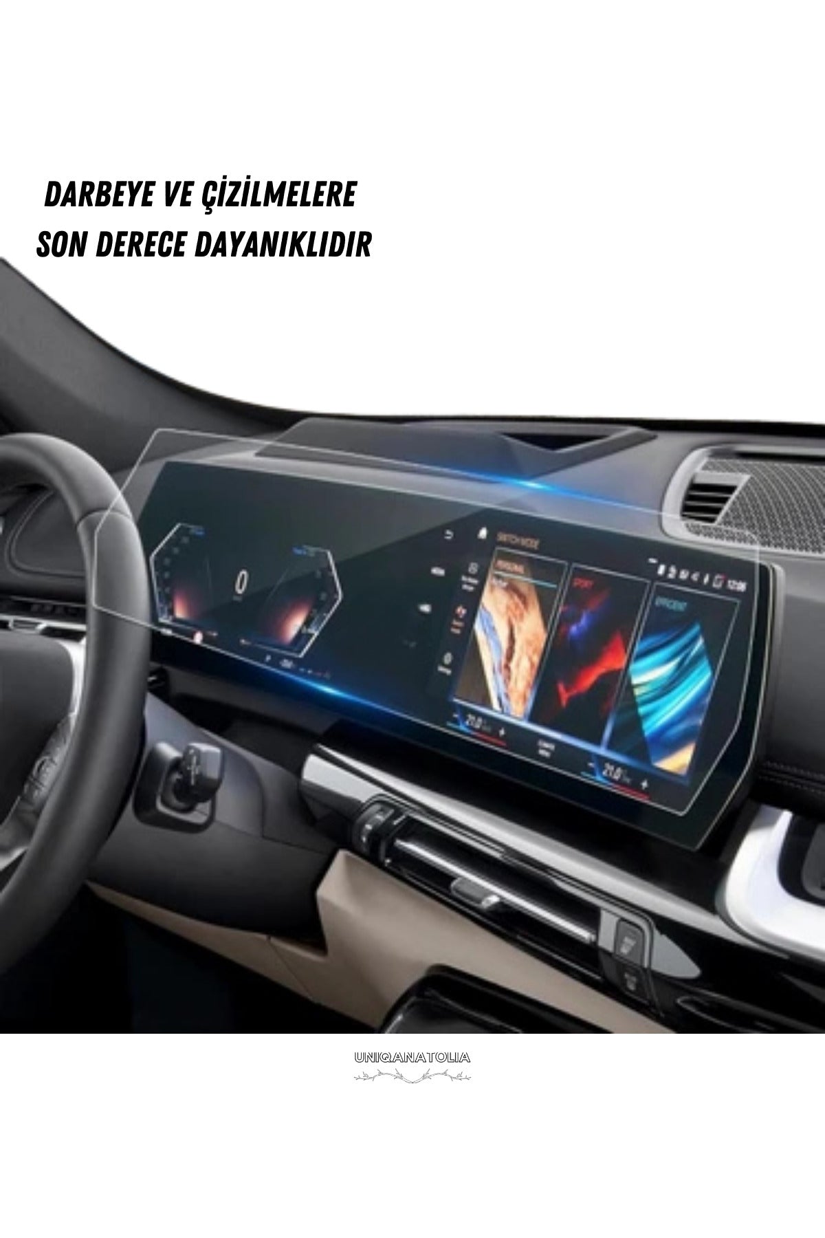 BMW X1 2024 Gösterge Panel ve Bilgi Ekranı Uyumlu Nano Ekran Koruyucu