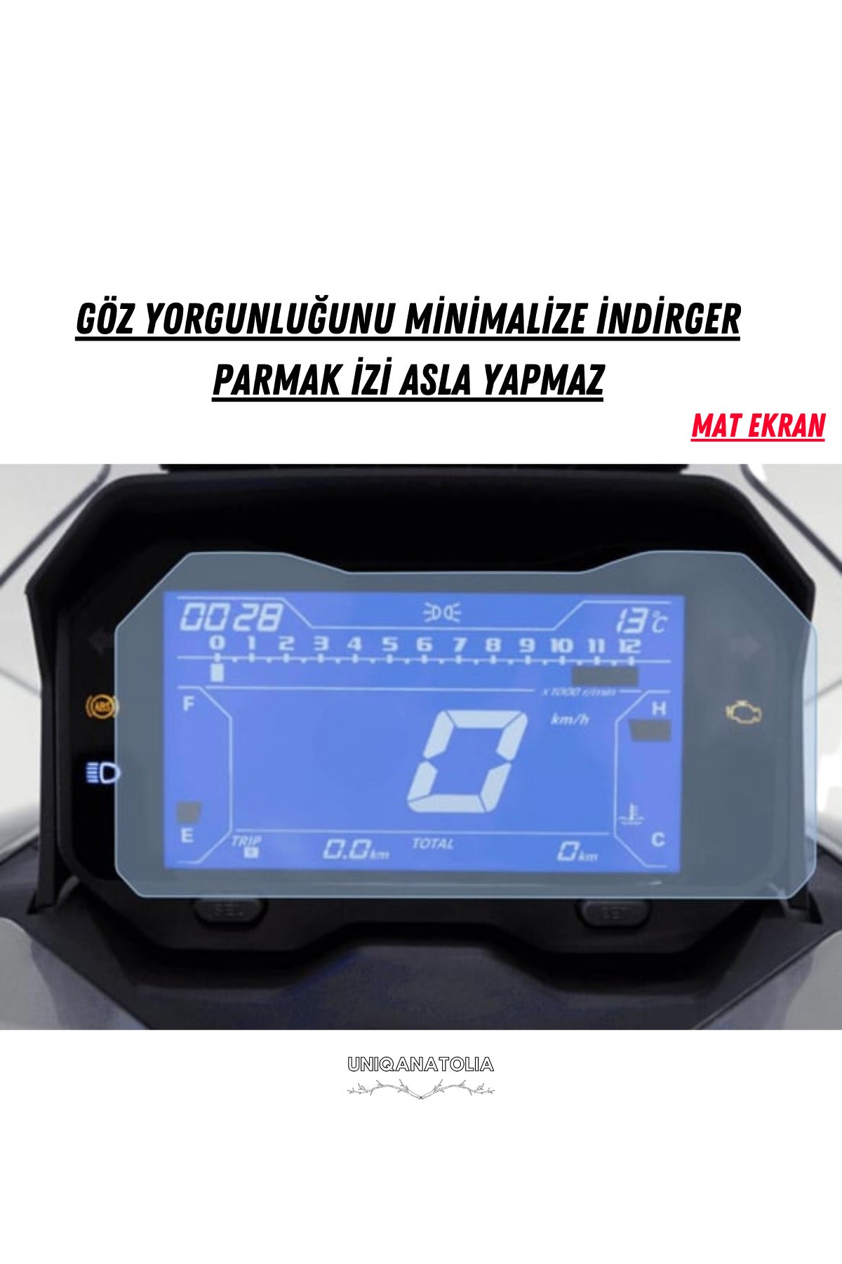 RKS Blade 2022-2024 Dijital Gösterge Uyumlu Mat Ekran Koruyucu