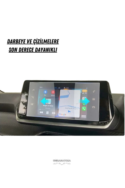 Peugeot Rifter 10 inç Navigasyon ve Multimedya Uyumlu Nano Ekran Koruyucu