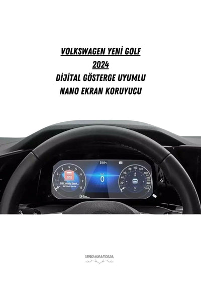 Volkswagen Yeni Caddy 2022-2023 Navigasyon Ve Multimedya Uyumlu Mat Ekran Koruyucu
