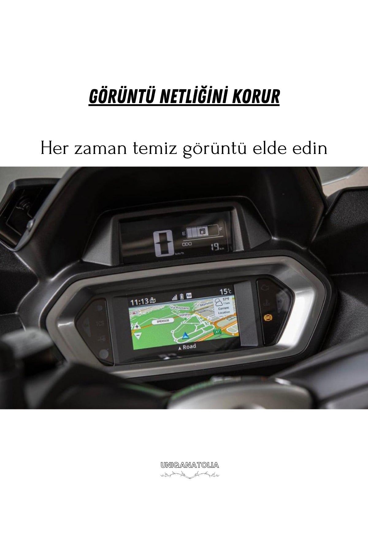 Yamaha Yeni X Max Tech Max 2023 2024 Dijital Gösterge Uyumlu Nano Ekran Koruyucu
