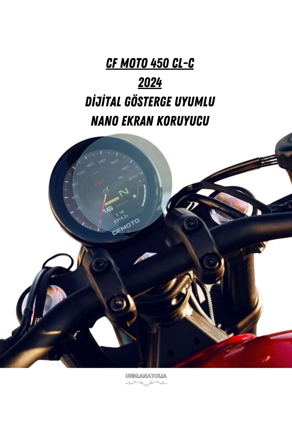 Cf Moto 450 Cl-C 2024 Dijital Gösterge Uyumlu Nano Ekran Koruyucu