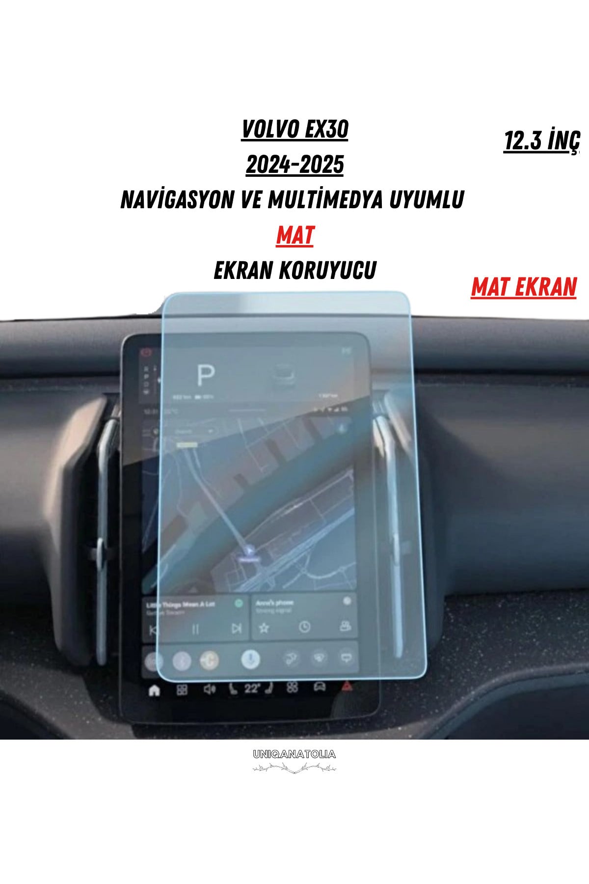 Volkwagen Tiguen 2024 Hayalet Gösterge ve Multimedya Uyumlu Set Mat Ekran Koruyucu