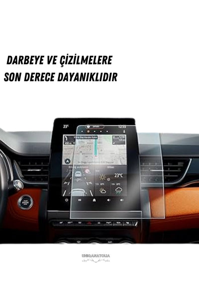 Renault Captur 2025 Navigasyon ve Multimedya Uyumlu Nano Ekran Koruyucu