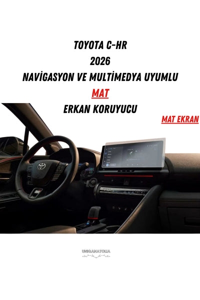 Toyota CHR 2025 Navigasyon ve Multimedya Uyumlu Nano Ekran Koruyucu