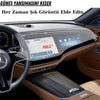 Mercedes E220 2025 Hayalet Gösterge ve Yolcu Ekran Uyumlu Mat Ekran Koruyucu