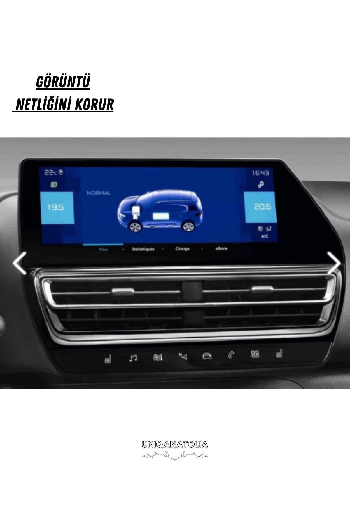 Citroen C5 Aırcross Makyajlı Kasa 10 İnç Navigasyon Ve Multimedya Uyumlu Nano Ekran Koruyucu