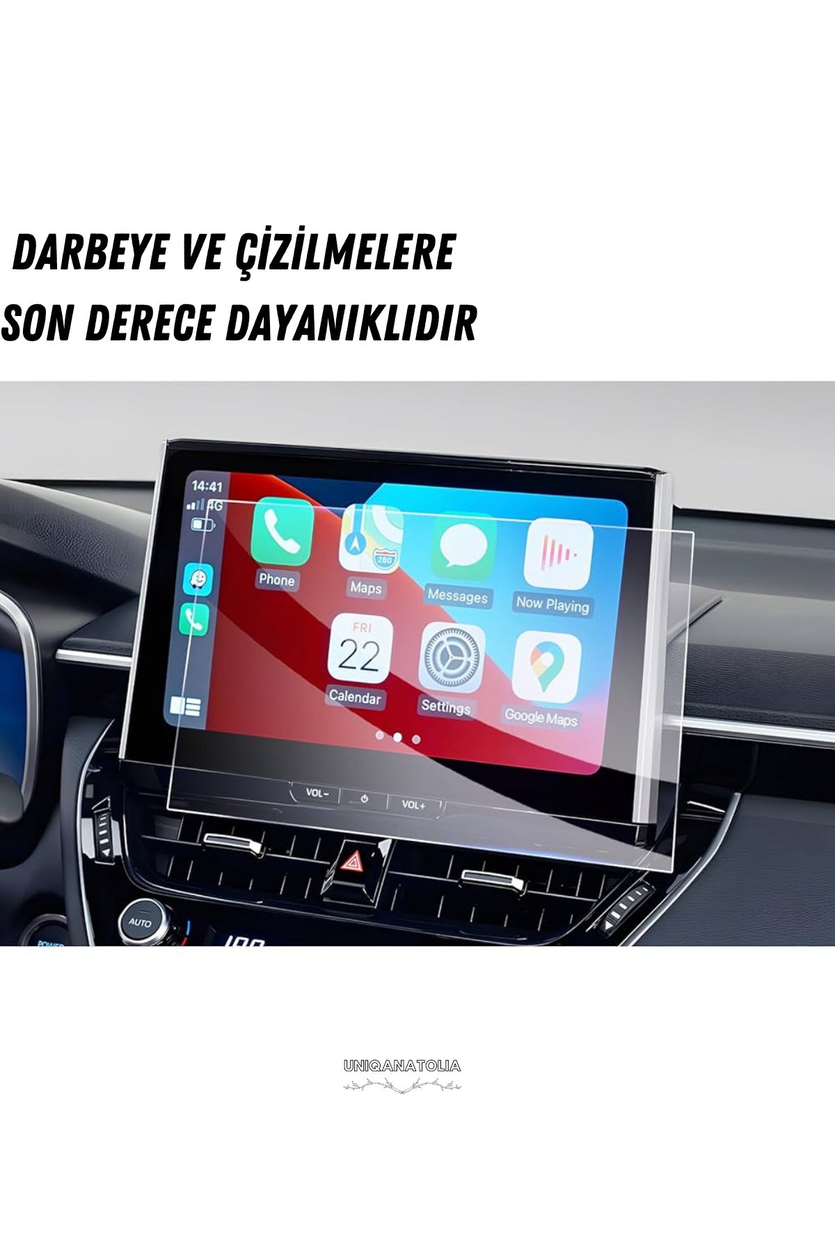 Toyota Corolla Cross 2025 Navigasyon ve Multimedya Uyumlu Nano Ekran Koruyucu