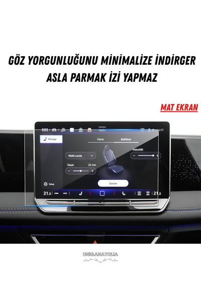 Volkswagen Golf 8.5 2024 Navigasyon Ve Multimedya Uyumlu Mat Ekran Koruyucu