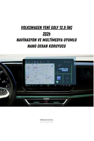 Volkswagen Yeni Golf 2024 Dijital Gösterge Uyumlu Nano Ekran Koruyucu