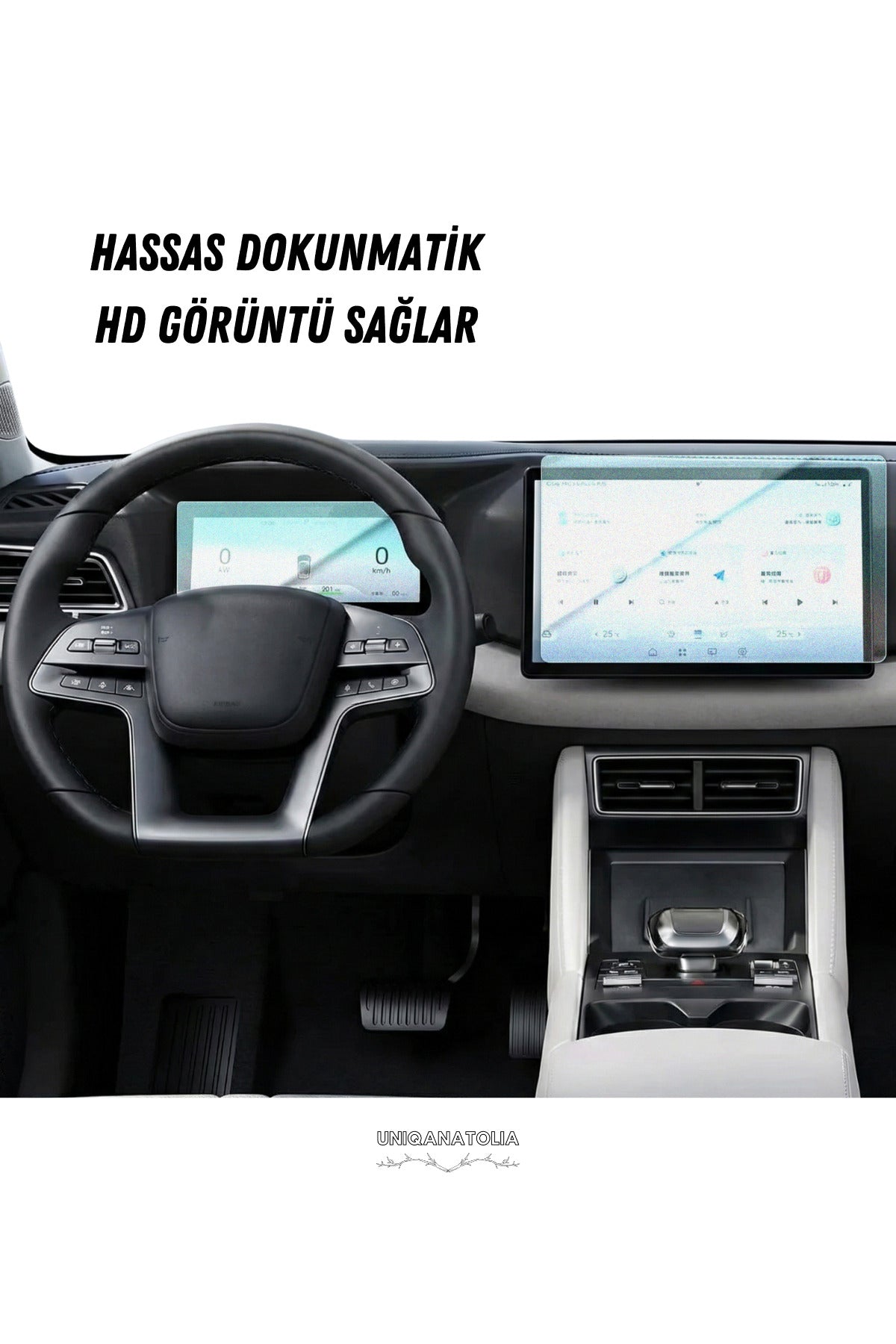 BYD ATTO 2 Boost Hayalet Ekran ve Multimedya Uyumlu Nano Ekran Koruyucu