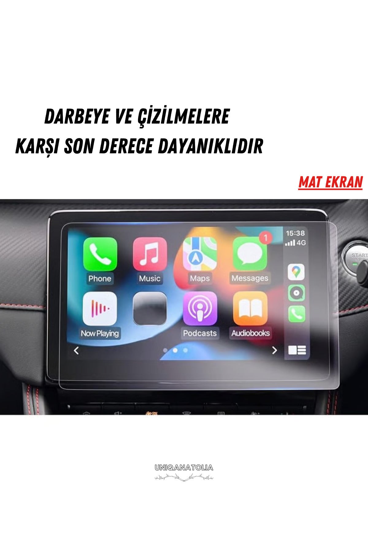 MG SZ 2023 Navigasyon ve Multimedya Uyumlu Mat Ekran Koruyucu
