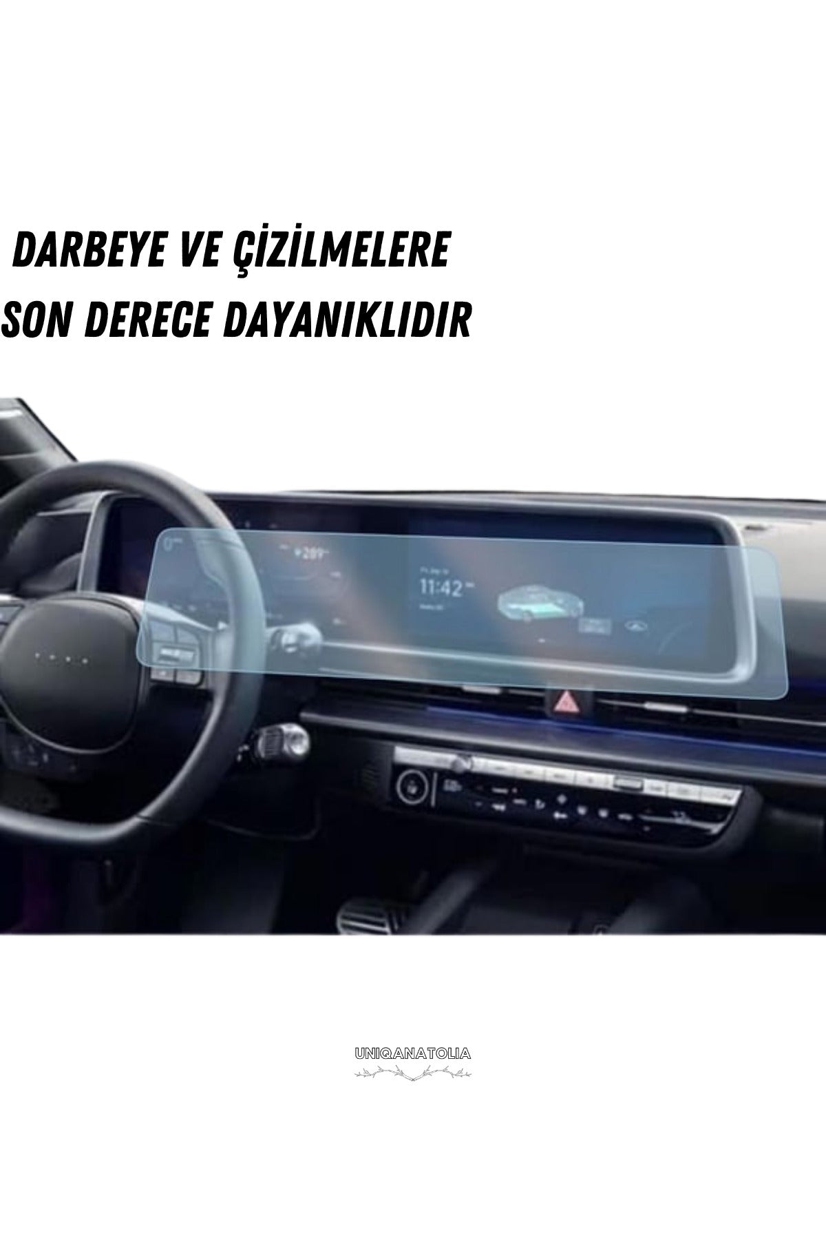Hyundai Ioniq 6 2025 Navigasyon ve Multimedya Uyumlu Nano Ekran Koruyucu