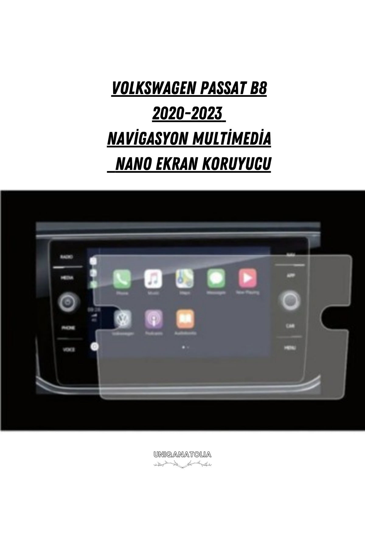 Volkswagen Passat B8 8.5" Navigasyon Multimedia Nano Ekran Koruyucu