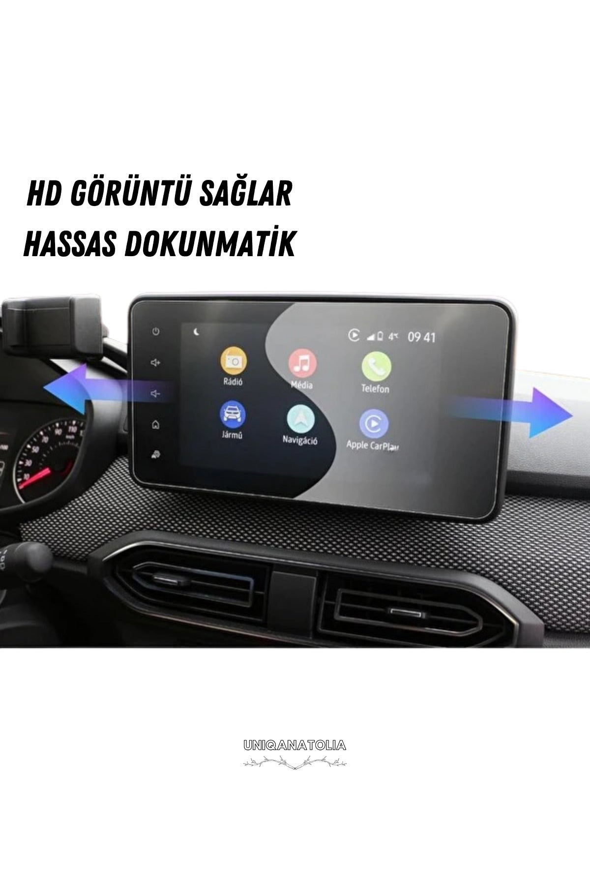 Dacia Sandero 2024-2025 Navigasyon Ve Multimedya Uyumlu Nano Ekran Koruyucu