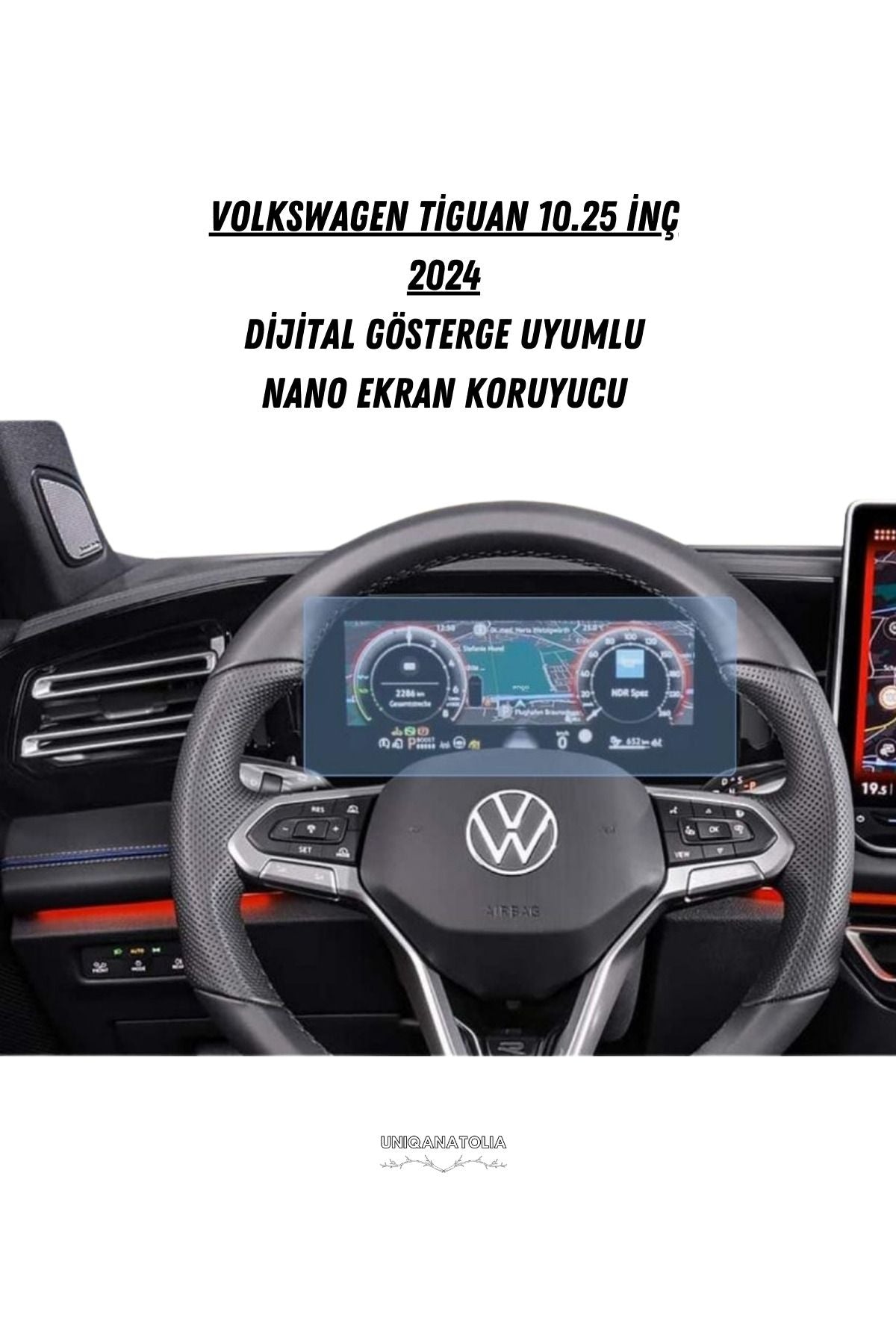 Volkswagen T-roc 8 Inç Navigasyon ve Multimedya Uyumlu Nano Ekran Koruyucu