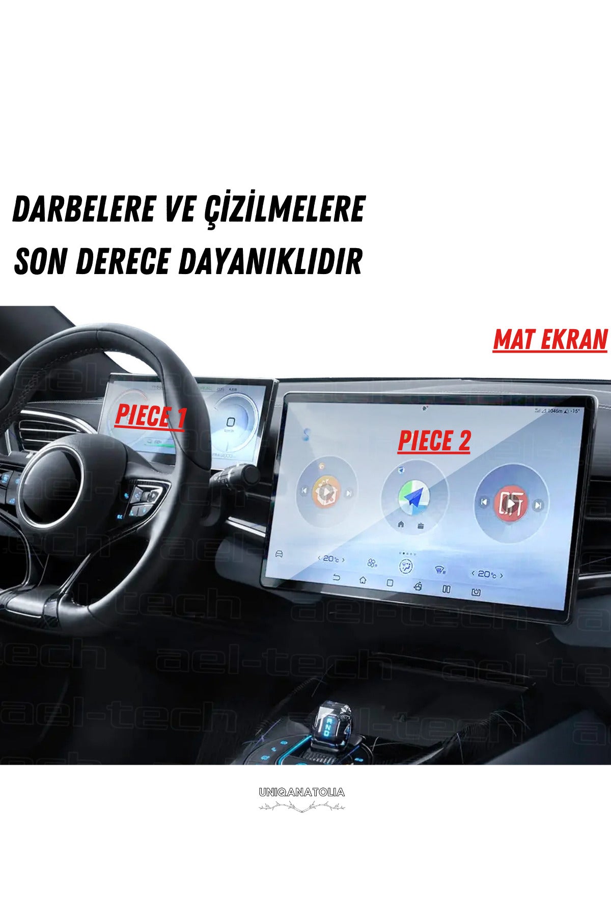 BYD SEAL 2025 Hayalet Ekran ve Multimedya Uyumlu Set Mat Ekran Koruyucu