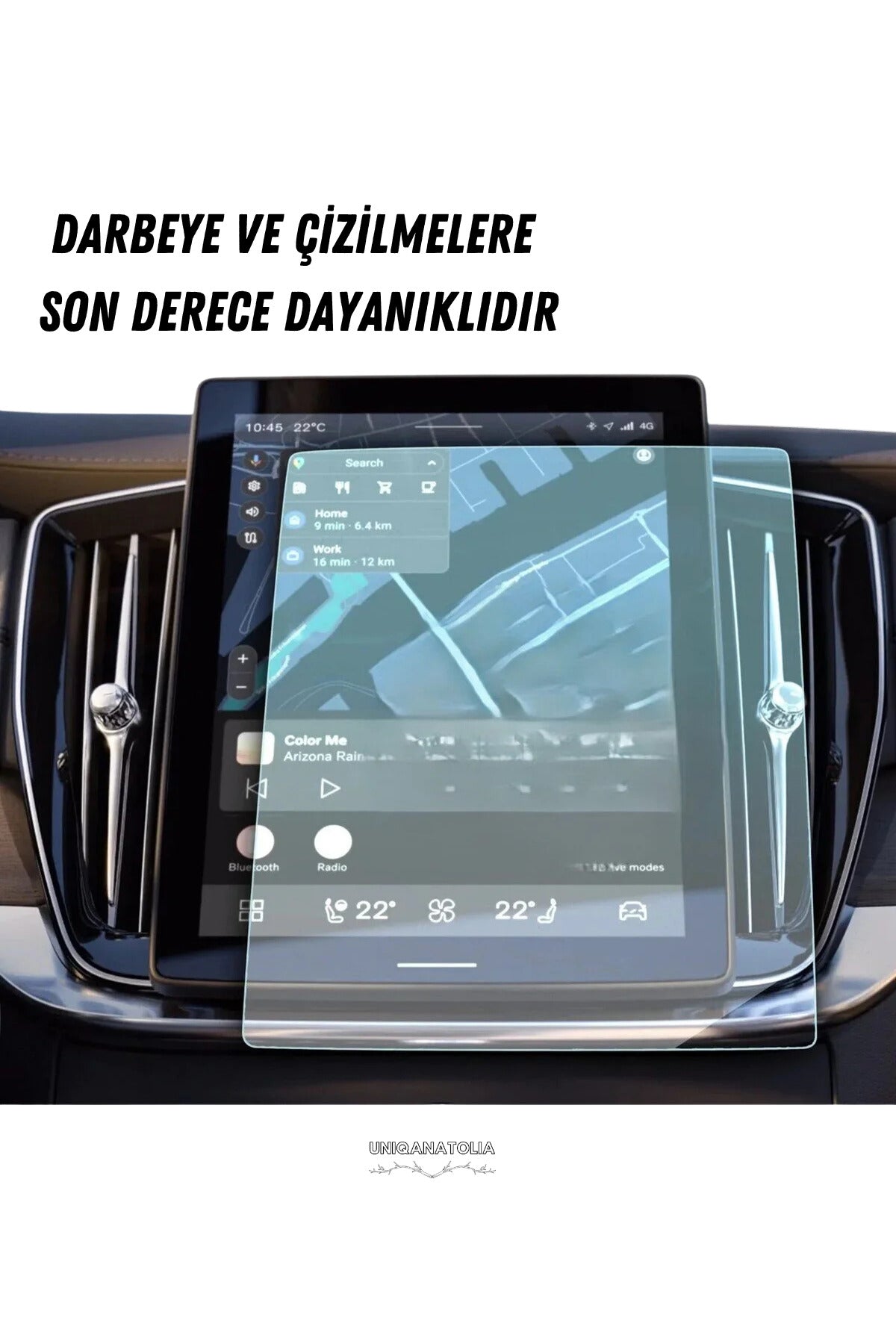 Volvo XC90 2025 Navigasyon ve Multimedya Uyumlu Nano Ekran Koruyucu